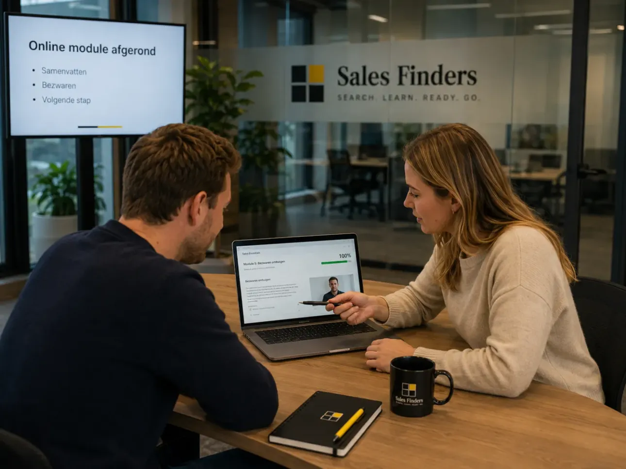 Effectieve sales coaching voor teams: een praktijkgids Online module nabespreken met de coach, bij het artikel Effectieve sales coaching voor teams: een praktijkgids
