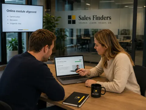 Effectieve sales coaching voor teams: een praktijkgids Online module nabespreken met de coach, bij het artikel Effectieve sales coaching voor teams: een praktijkgids